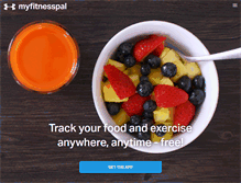 Tablet Screenshot of api.myfitnesspal.com